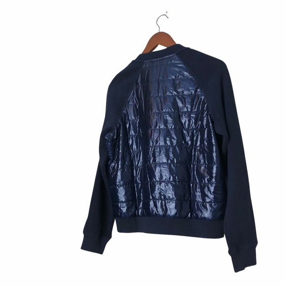 TOMMY BAHAMA Knit Raglan Sleeve Puffer Jacket Navy Blue - Picture 8 of 14